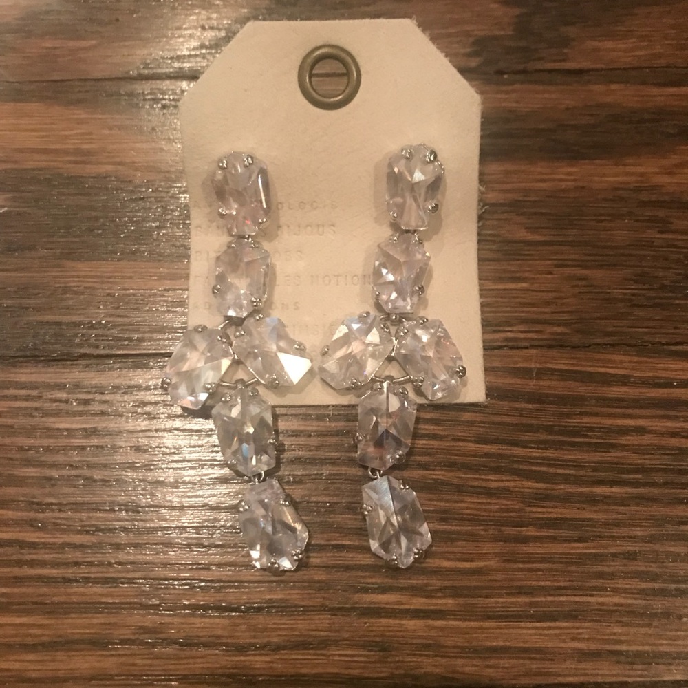 Crystal chandelier earrings